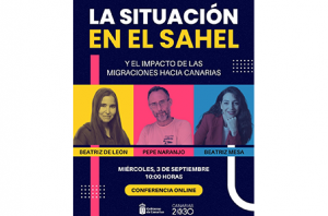Cartel oficial de la jornada distribuido por Gobierno de Canarias