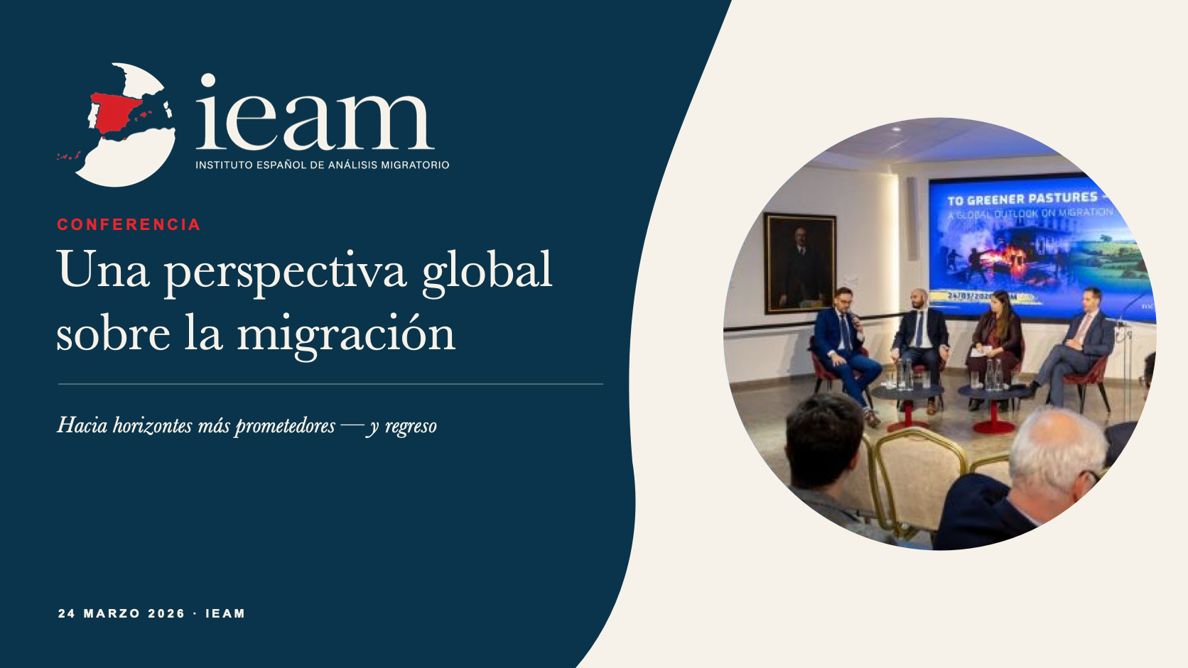 Conferencia: “Hacia horizontes más prometedores – y regreso: Una perspectiva global sobre la migración”