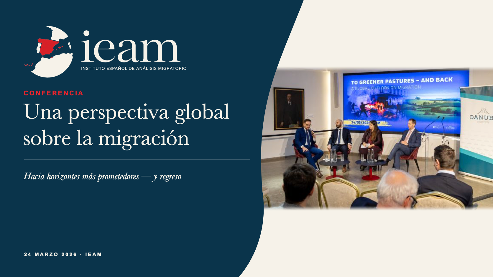Conferencia: “Hacia horizontes más prometedores – y regreso: Una perspectiva global sobre la migración”
