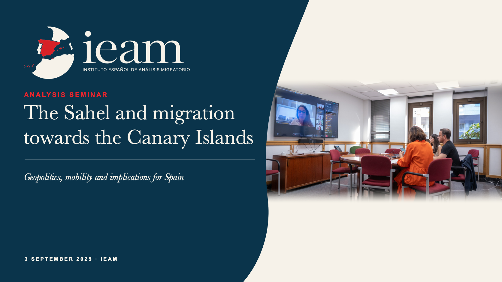 Webinar: The Sahel and its impact on migratory flows to the Canary Islands