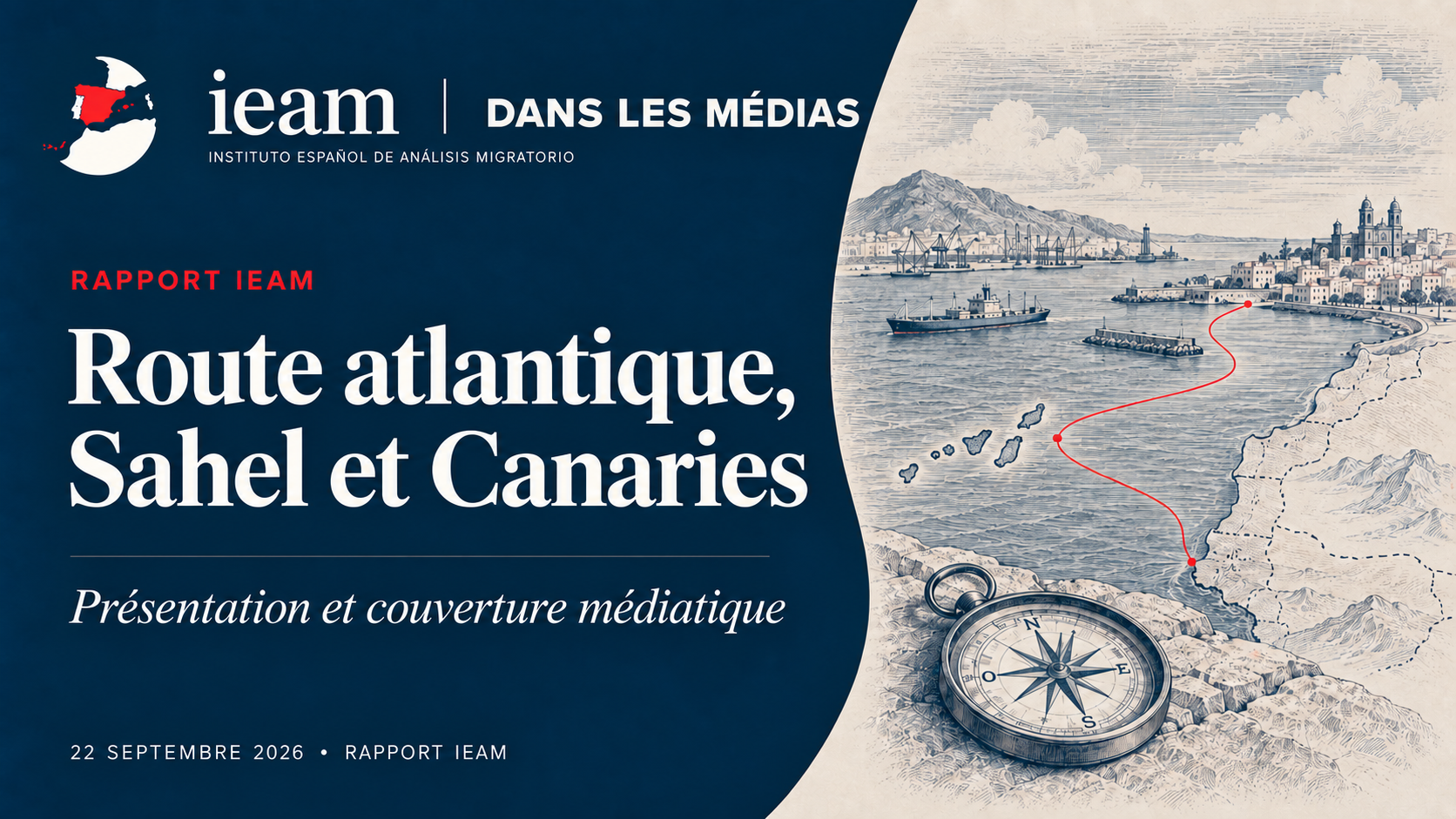 Le rapport sur la route atlantique, le Sahel et les Canaries dans les médias