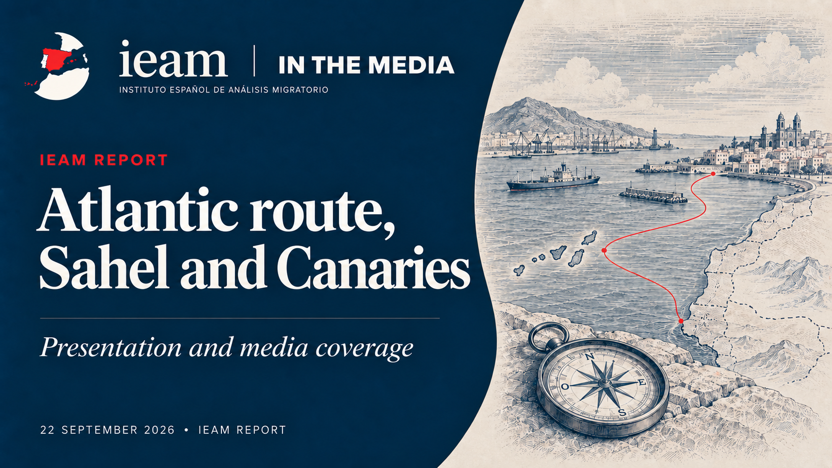 Media coverage of the Atlantic route, Sahel and Canary Islands report