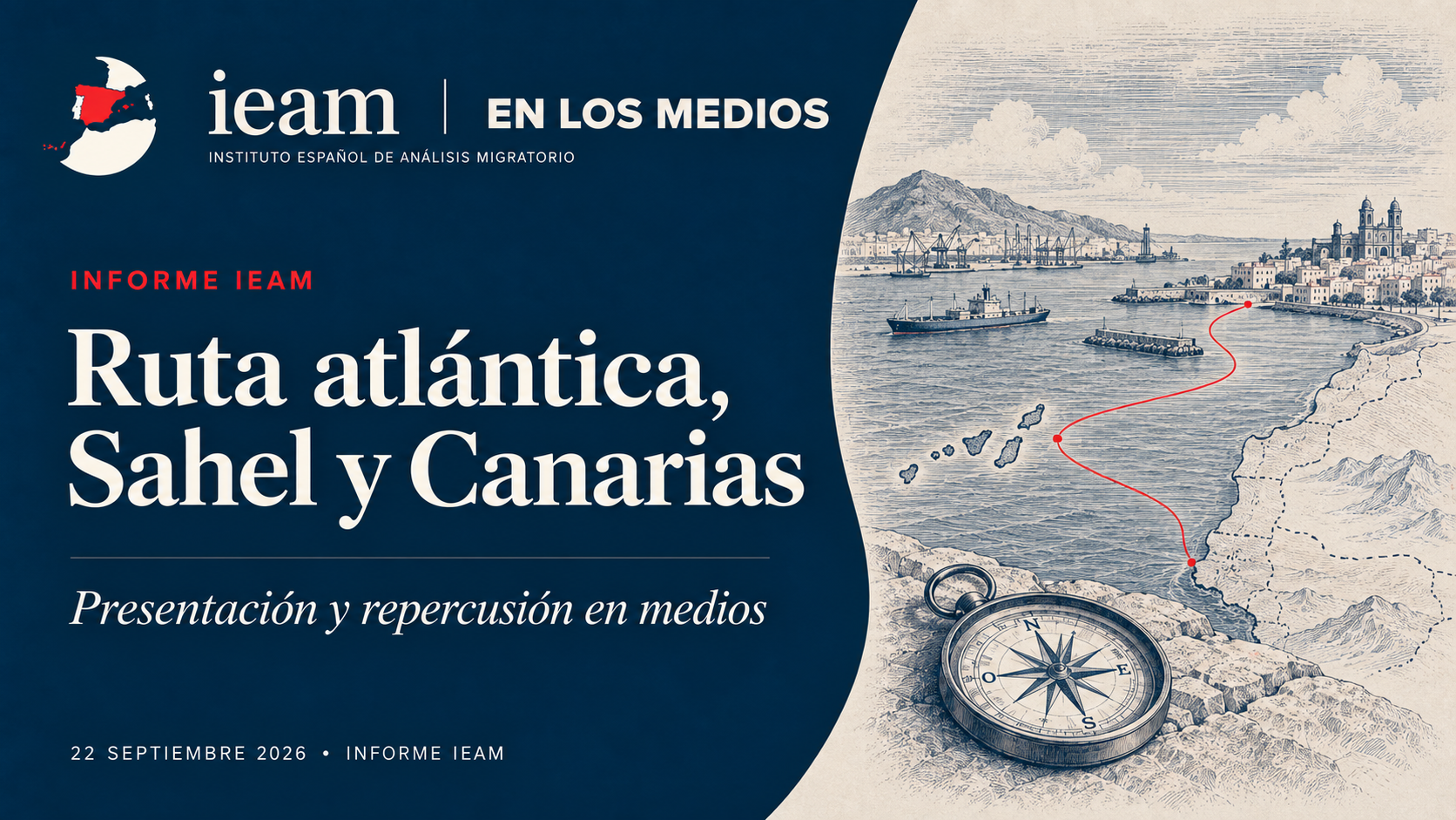 El informe sobre la ruta atlántica, el Sahel y Canarias, en los medios